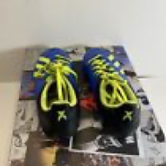 Adidas Kids Size 5Y Blue/Yellow/Black Soccer Football Cleats Shoes ART DB2419 - Picture 1 of 4